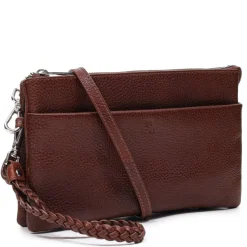 Silja Clutch, Walnut