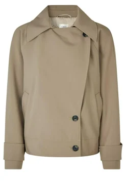 Silvie Trench Jakke, Fallen Rock, XL