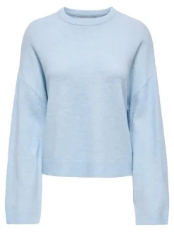 Simoni Striktrøje, Cashmere Blue, M
