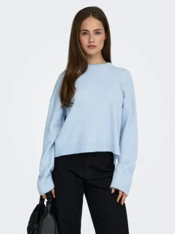 Simoni Striktrøje, Cashmere Blue, M