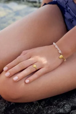 Simou Armbånd, Gold Plated, 16+2 cm