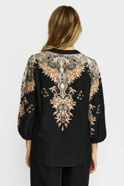 Sina Bluse, Black, XL