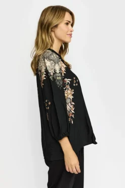Sina Bluse, Black, XL