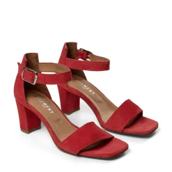 Sinna Højhælede Sandaler, Red Suede, 40