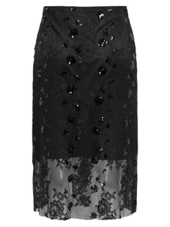 Sinna Lace Nederdel, Black, L