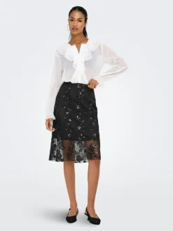 Sinna Lace Nederdel, Black, L