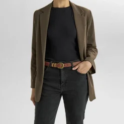 Siona Bælte, Cognac, 105 cm