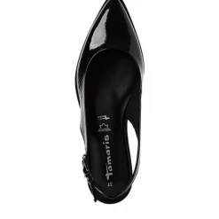 Slingback Ballerinasko, Black Patent, 42