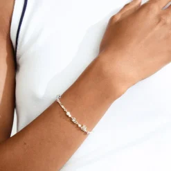 Sloan Armbånd, Silver Plated, 16,5+3 cm