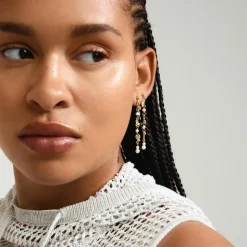 Sloan Øreringe, Gold Plated