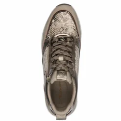 Sneakers, Taupe/Snake, 38
