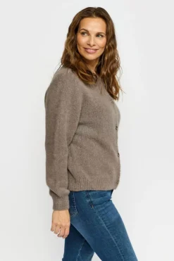 Sofia Cardigan, Driftwood, S/M