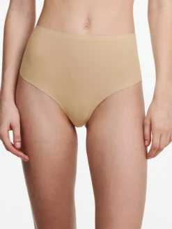 Softstretch Højtaljede String Trusser, Nude