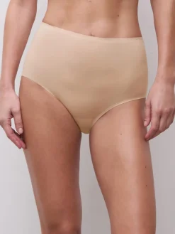 Softstretch Højtaljede Trusser, Golden Beige