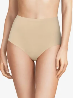Softstretch Højtaljede Trusser, Nude
