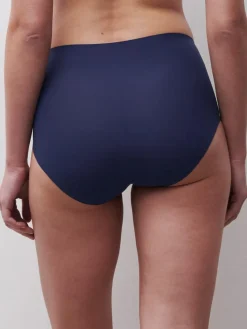 Softstretch Højtaljede Trusser, Marine Blue