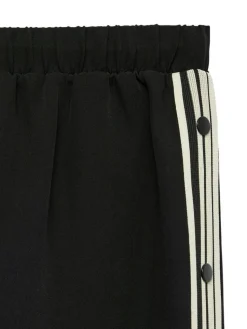 Somya Pushbutton Nederdel, Black, XL