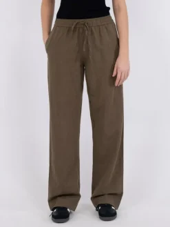 Sonar Linen Bukser, Army, 32