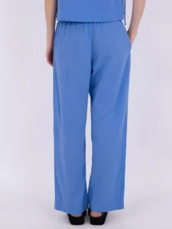 Sonar Linen Bukser, Dusty Blue, 40