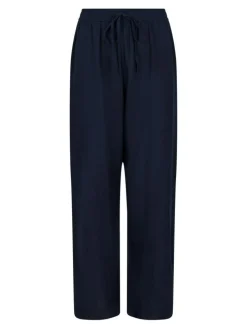 Sonar Linen Bukser, Navy, 36