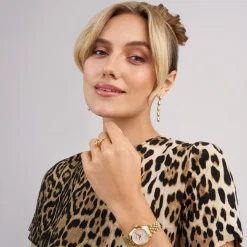 Sophia SJ-W1036-CZ-YG Dameur, Gold Plated, 28 mm