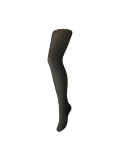 Sophie Fleece Tights, Black Nude, M/L