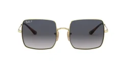 Square 1971 Classic Solbriller, Gold/Blue