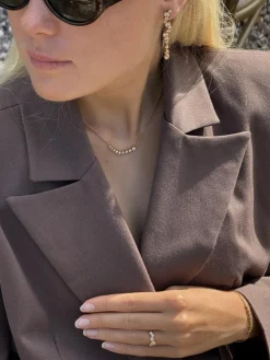 Stardust Flow Ring, Gold Plated, 54