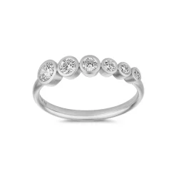 Stardust Flow Ring, Silver, 54