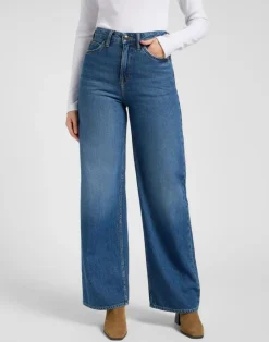 Stella Wide Leg Jeans, Ink Pool, W26/L33