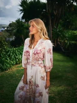 Stellar Artist Pailsey Kjole, Ivory, 34