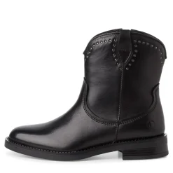 Støvler, Black Leather, 37