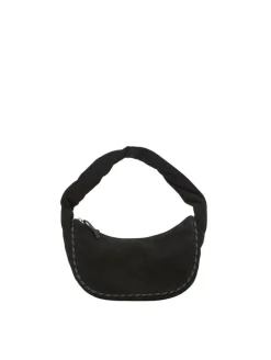 Suede Talia Skuldertaske, Black