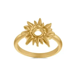 Sun Wild Ring, Gold Plated, 56