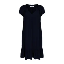 Sunrise Cropped Kjole, Sort, S