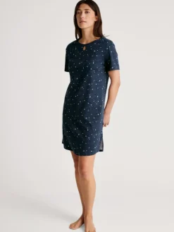 Sweet Dreams Natkjole, Peacoat Blue, XS