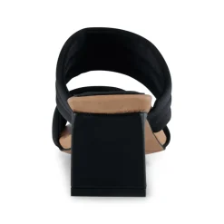 Sylvi Højhælede Sandaler, Black Satin, 37