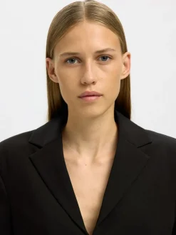 Sylvie Relaxed Kjole, Black, 36