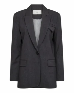 Tailor Blazer, Med. Grey Melange, XL