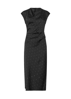 TailorMD Print Kjole, Black Dot, M