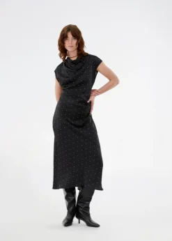 TailorMD Print Kjole, Black Dot, M