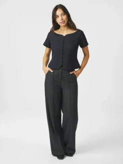 Tango Structure Top, Dark Navy, 40