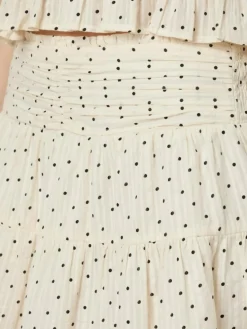 Tarrow Dot Nederdel, Creme, 36