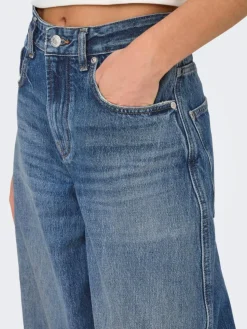 Taylor Barrel Jeans, Dark Blue Denim, XS/L32