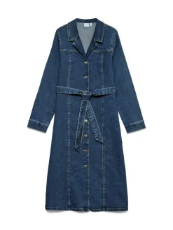 Telly Denim Kjole, Dark Blue Denim, XL