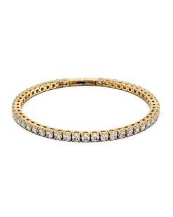 Tennis Armbånd, Gold, Large