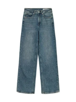 Tessa Højtaljede Jeans, Medium Blue Denim, W31/L32