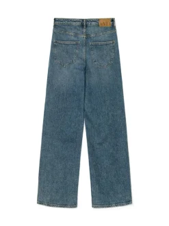 Tessa Højtaljede Jeans, Medium Blue Denim, W31/L32