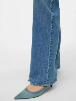 Tessa Højtaljede Jeans, Medium Blue Denim, W27/L32