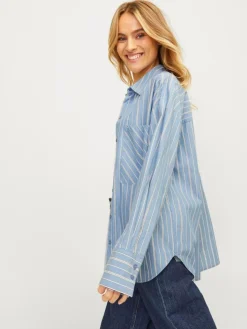 Tessa Poplin Skjorte, Coronet Blue, S